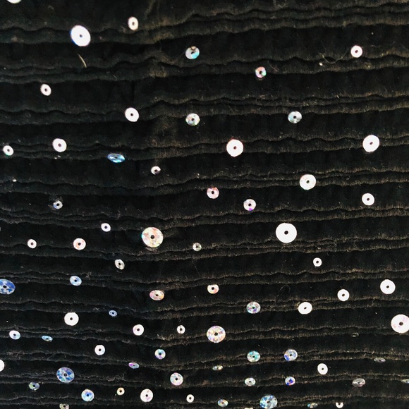 "USA" sparkly spandex mini skirt with colorful sequins size medium - Picture 4 of 4